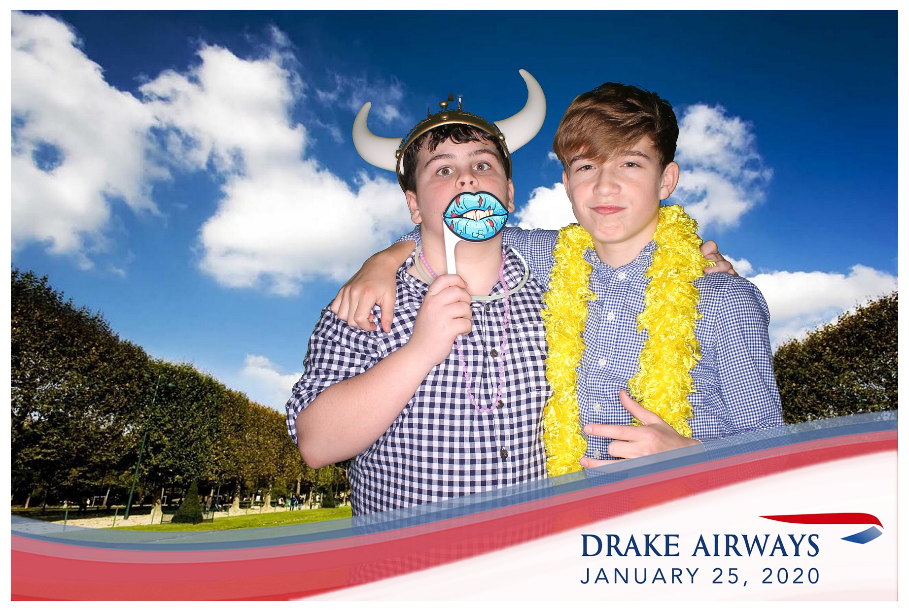 Drake Airways | View more photos from the event at gallery.photoboothcincy.com/u/PhotoBoothCincy/Drake-Airways